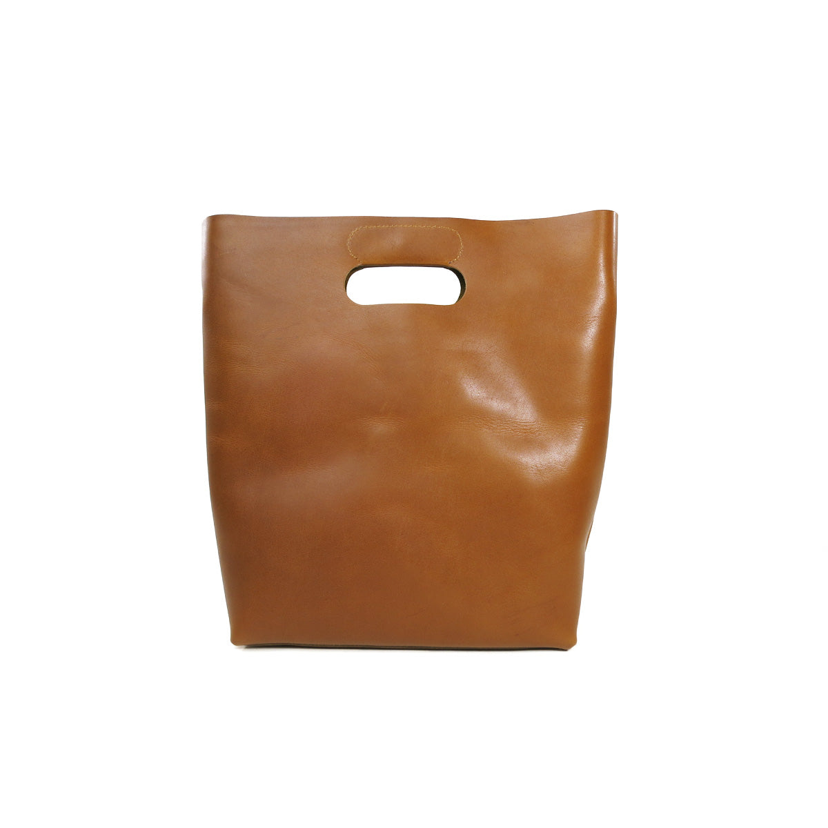 Double Oil VI LEATHER Woven Handle Shoulder Bag CMAK1014
