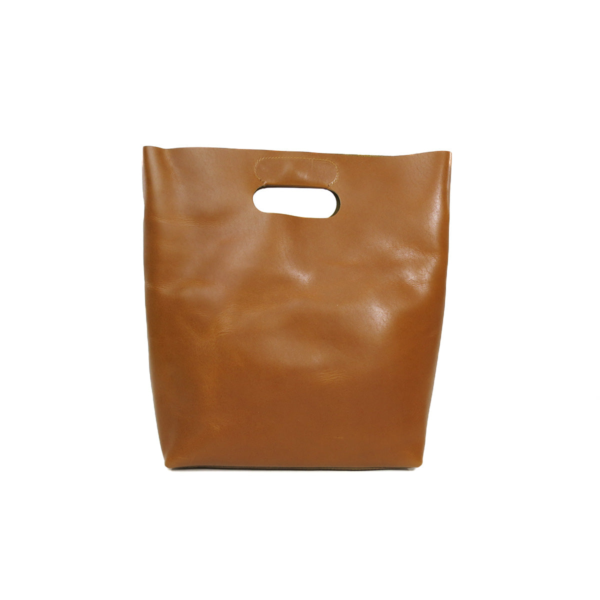 Double Oil VI LEATHER Woven Handle Shoulder Bag CMAK1014