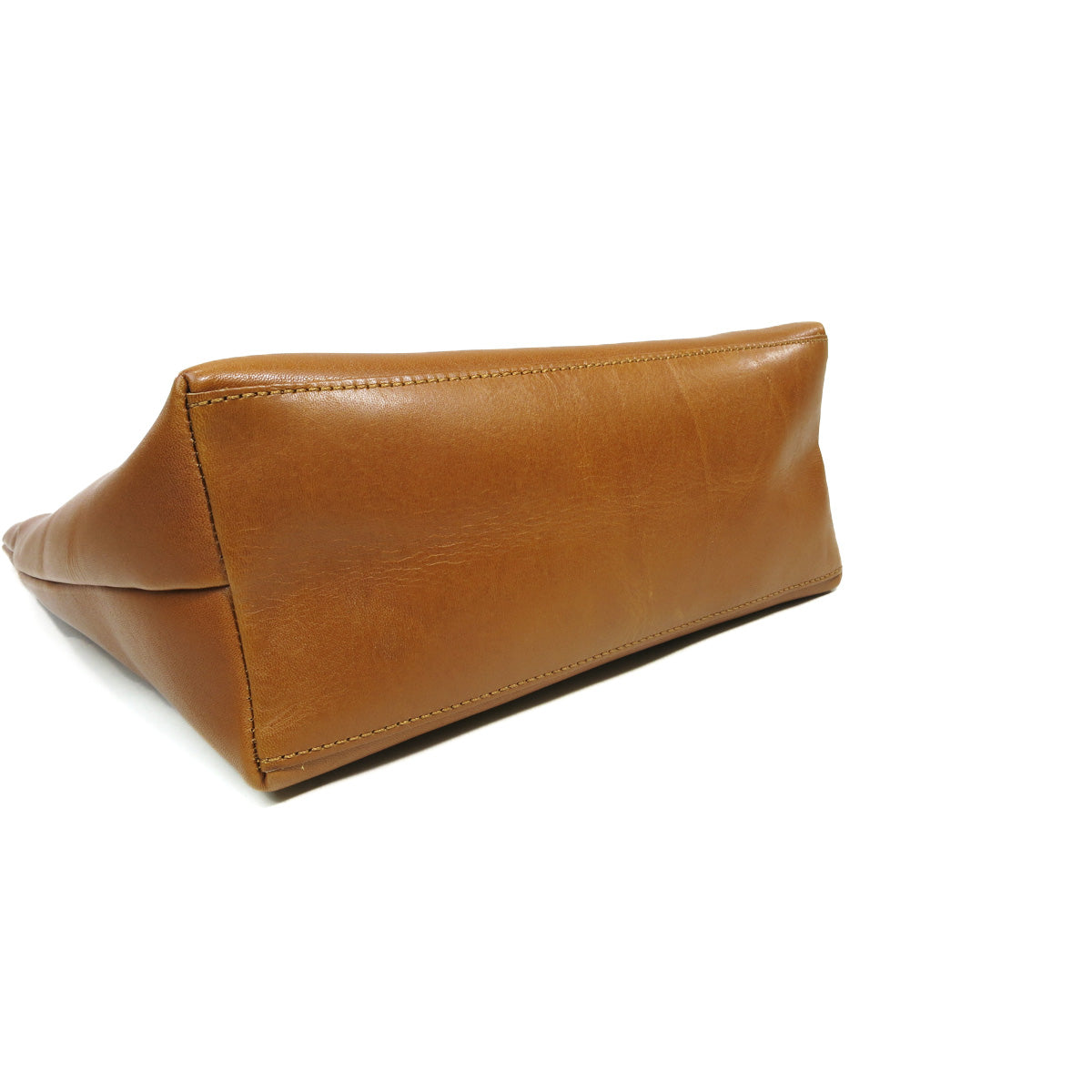 Double Oil VI LEATHER Woven Handle Shoulder Bag CMAK1014