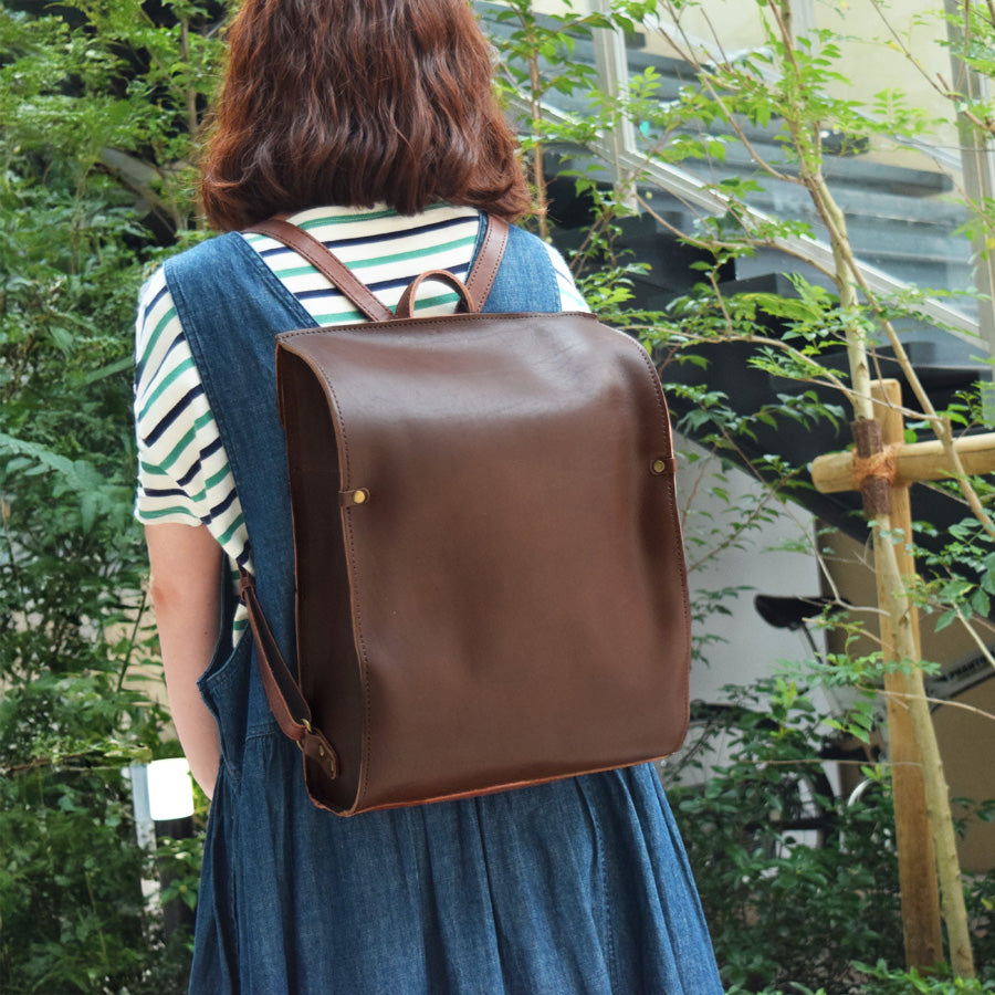 Double Oil VI LEATHER Rucksack CMAK1020