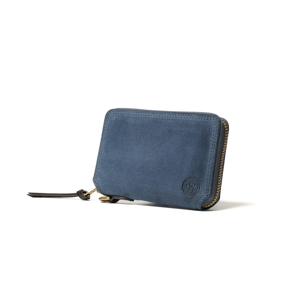 Oil suede round zipper half wallet FZKM11