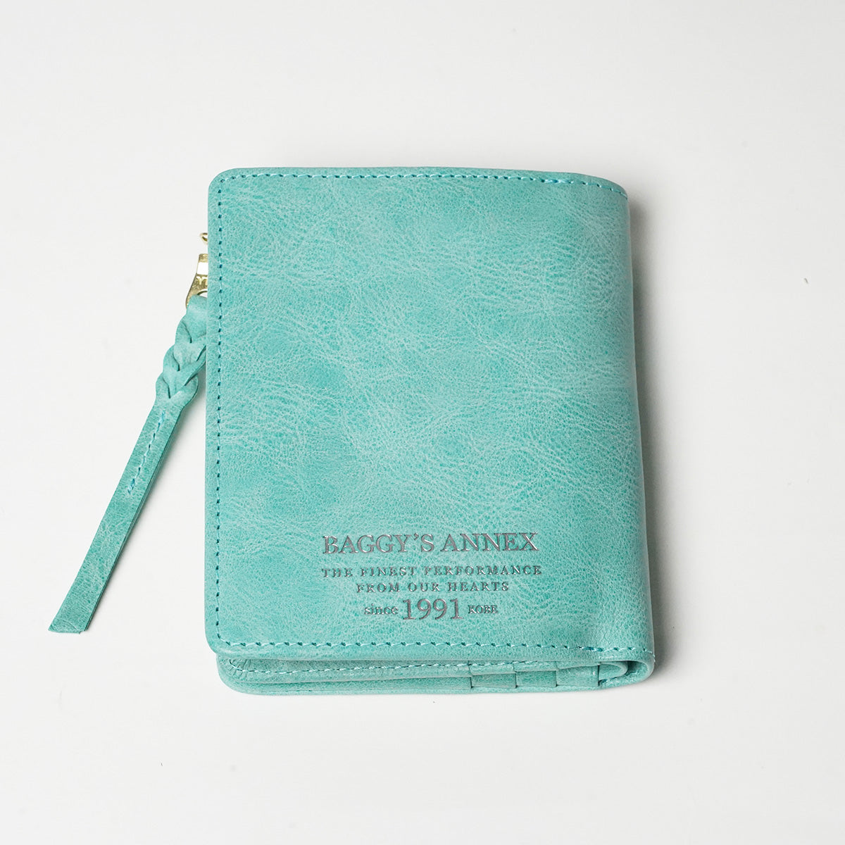 FOG Leather Round Zipper Compact Half Wallet LZYS7002