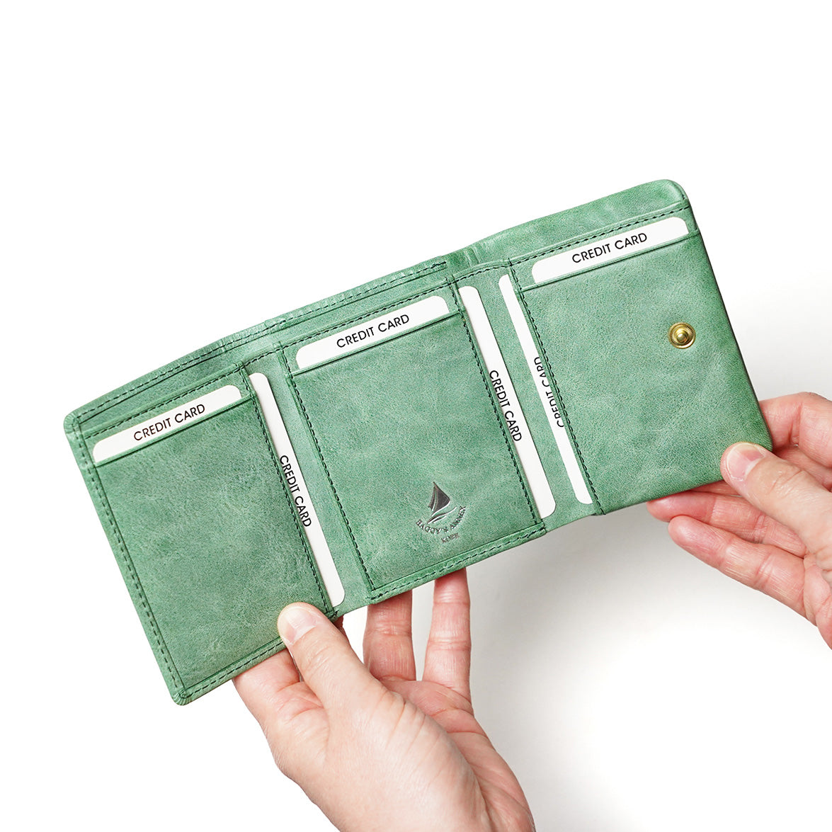 FOG Leather Tri-fold Clasp Wallet LZYS7009