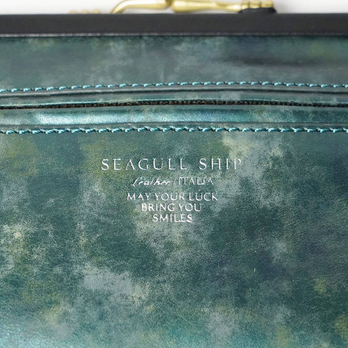 Art.BISANZIO Puttini Attillio Italy -ビザンチオ- がま口長財布 SZKM65