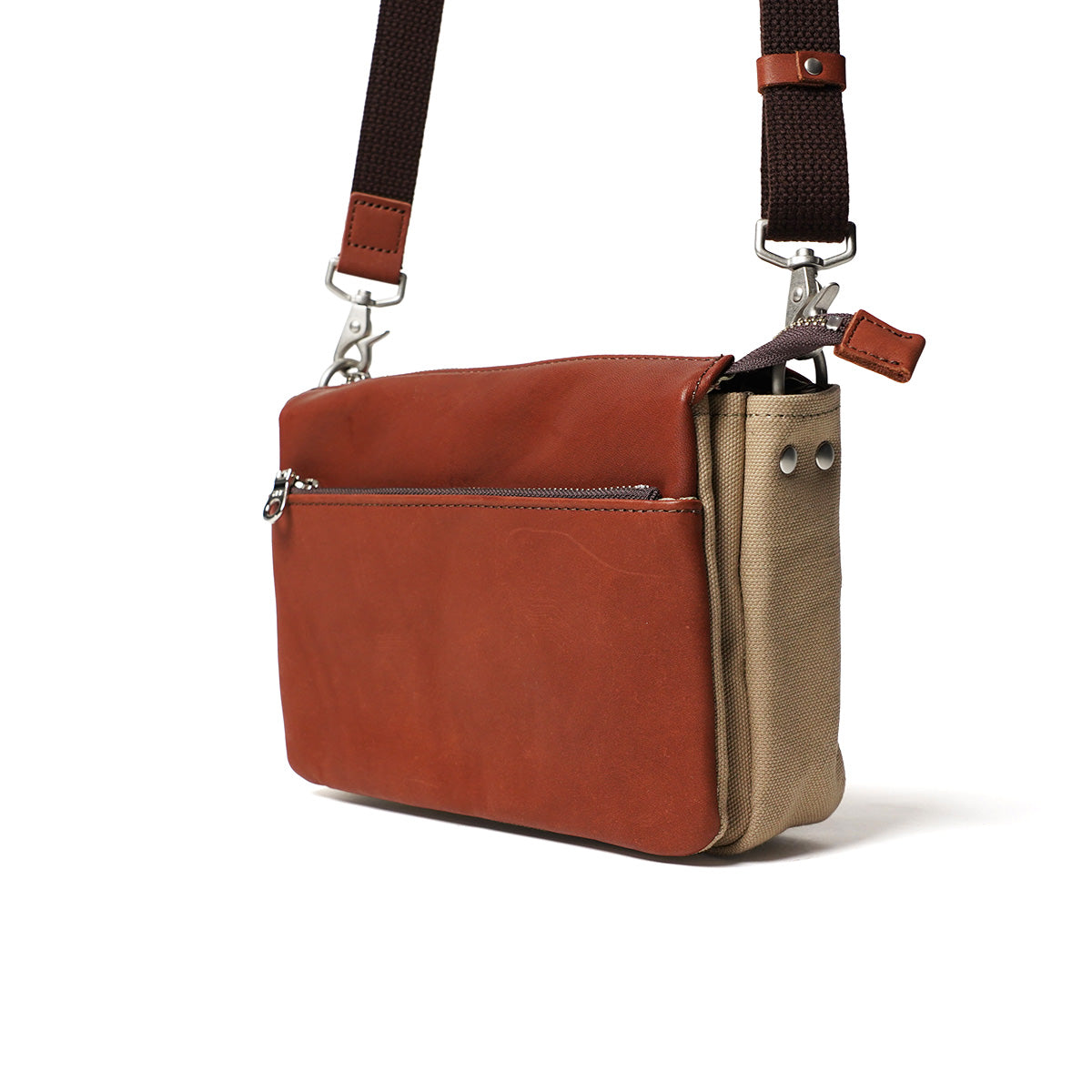 Glove Leather Horizontal Mini Shoulder Bag YNM233