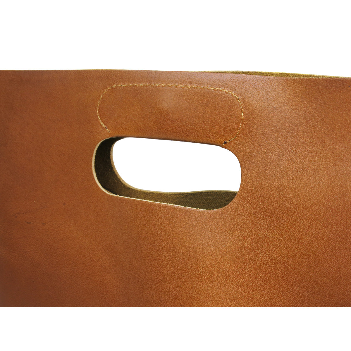 Double Oil VI LEATHER Woven Handle Shoulder Bag CMAK1014