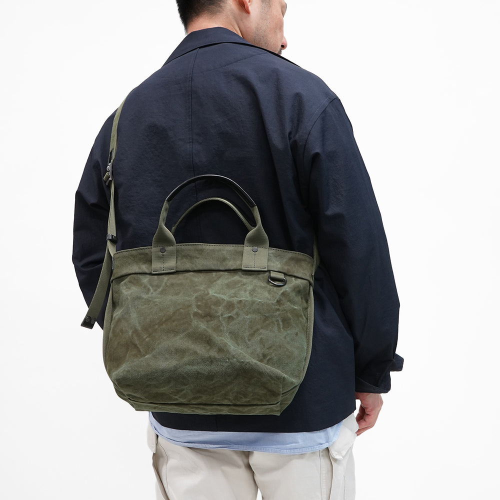 TIGER CANVAS -タイガー帆布- 2WAYトートショルダーバッグ GRN884 Sサイズ