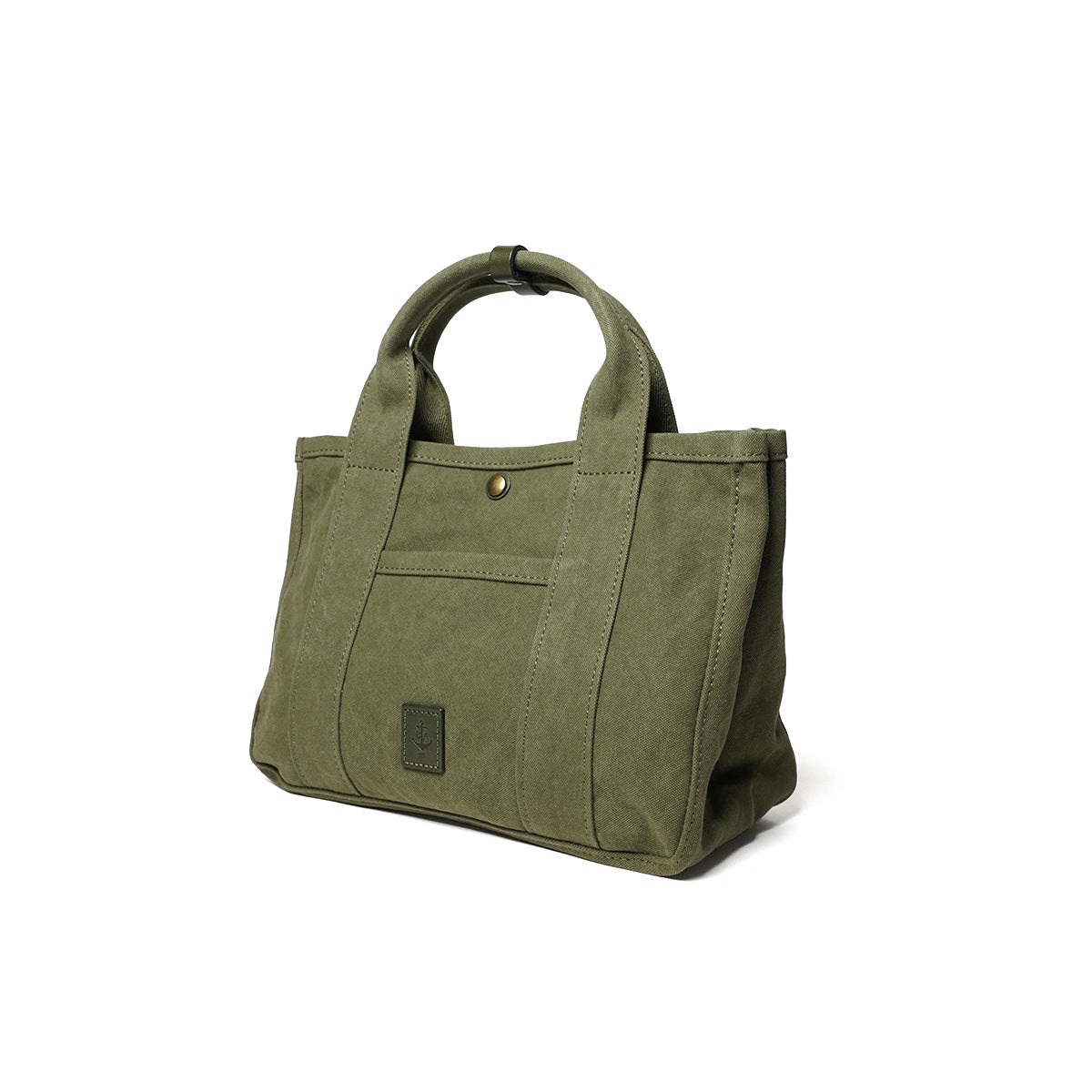 18oz Army Duck Bio Divided Tote Bag, Small, LGRN4020