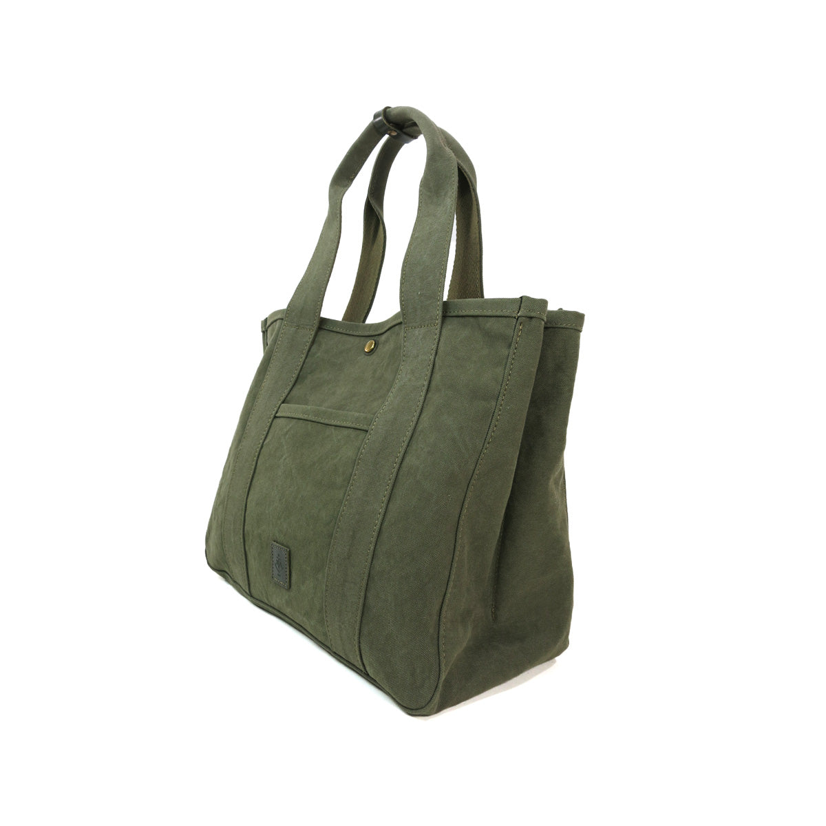 18oz Army Duck Bio Divided Tote Bag, Medium, LGRN4021