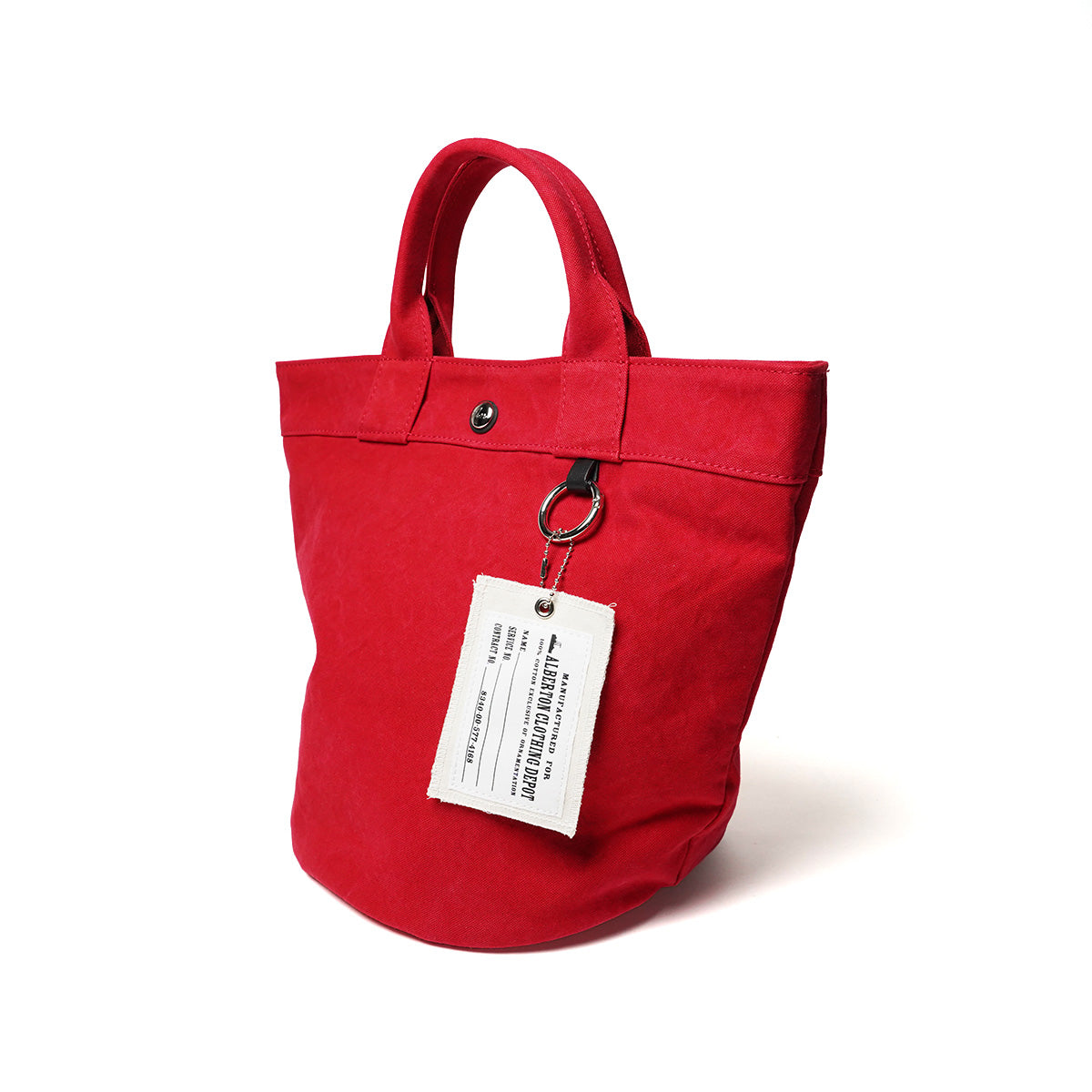 18OZ Army Duck Bio Round Bottom Tote Bag LGRN6002