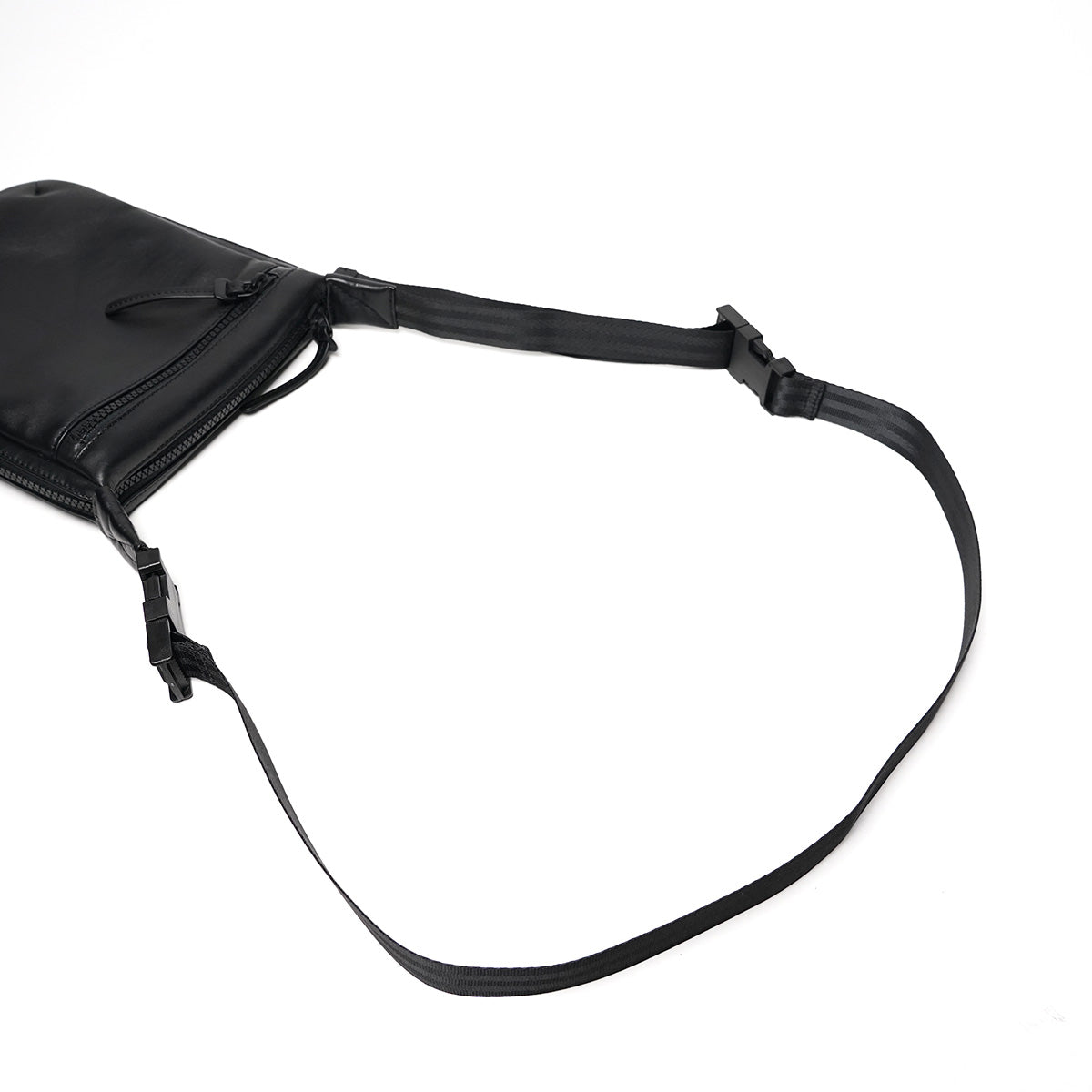 Glossy Expandable Vertical Shoulder Bag LZKM1500
