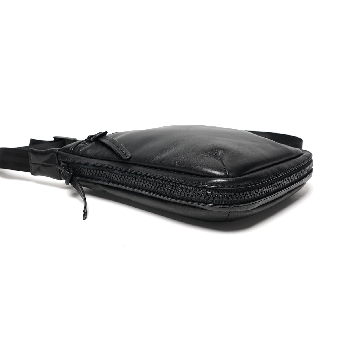Glossy Expandable Vertical Shoulder Bag LZKM1500