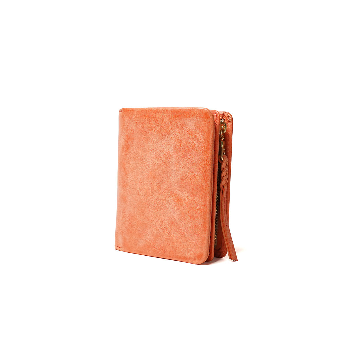 FOG Leather Round Zipper Compact Half Wallet LZYS7002 