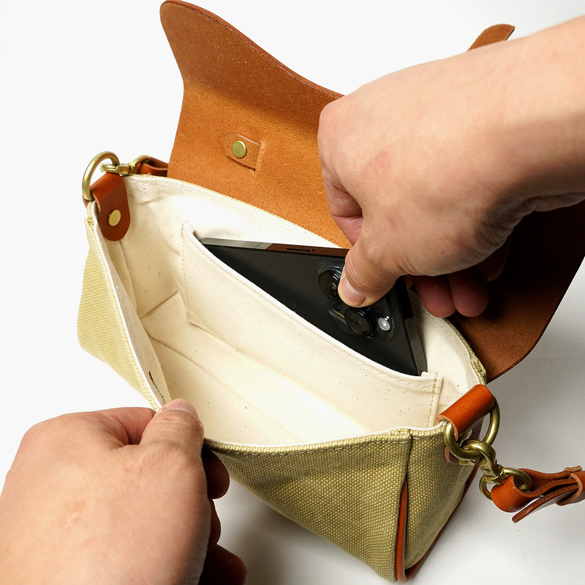 Waterproof Doorman Flap Mini Shoulder Bag SMIC022m