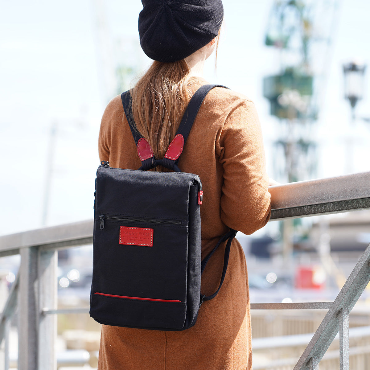 BLACK -Black- 2WAY Backpack &amp; Body Bag YNM426