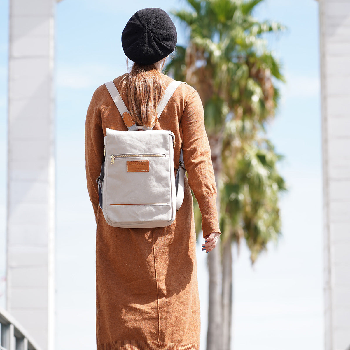 BLACK -Black- 2WAY Backpack &amp; Body Bag YNM426